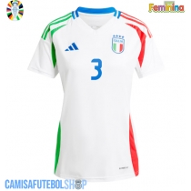 Camisa de time de futebol Itália Federico Dimarco #3 Replicas 2º Equipamento Feminina Europeu 2024 Manga Curta